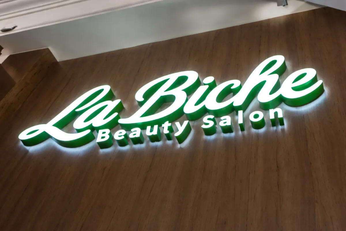 Interior Signage - Backlit 3D Reception Sign