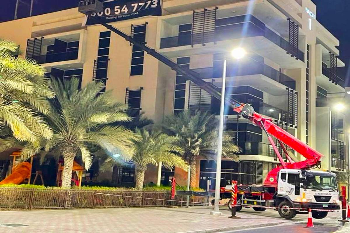Building Facade Banner - Al Reem, Abu Dhabi