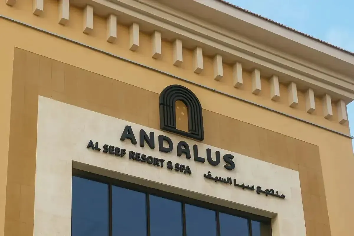 Building Facade Signage with backlit finish in Abu Dhabi