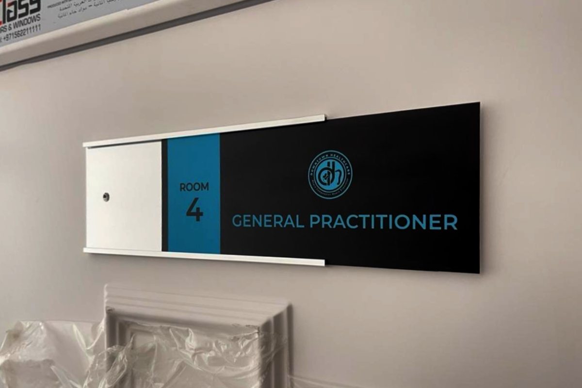 Sliding Privacy Signs & Changeable Door Plates