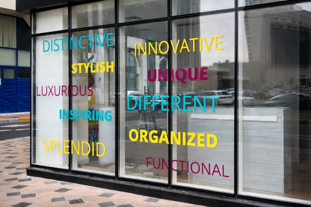 Shop Window Stickers: When Less on the Glass Sells More