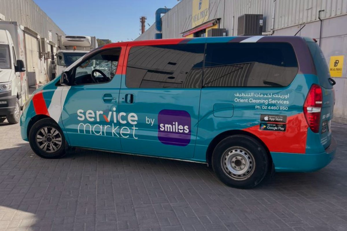 ServiceMarket fleet branding, Abu Dhabi