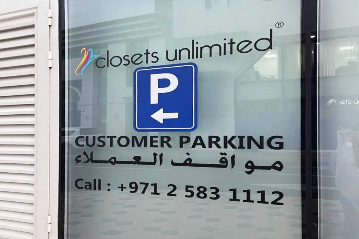 Window Vinyl Lettering