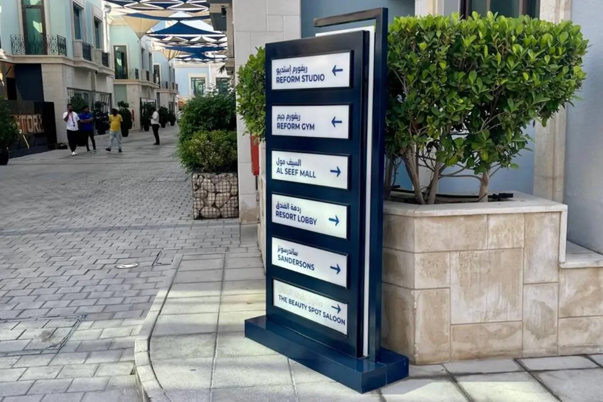 Directional Pylon Signs