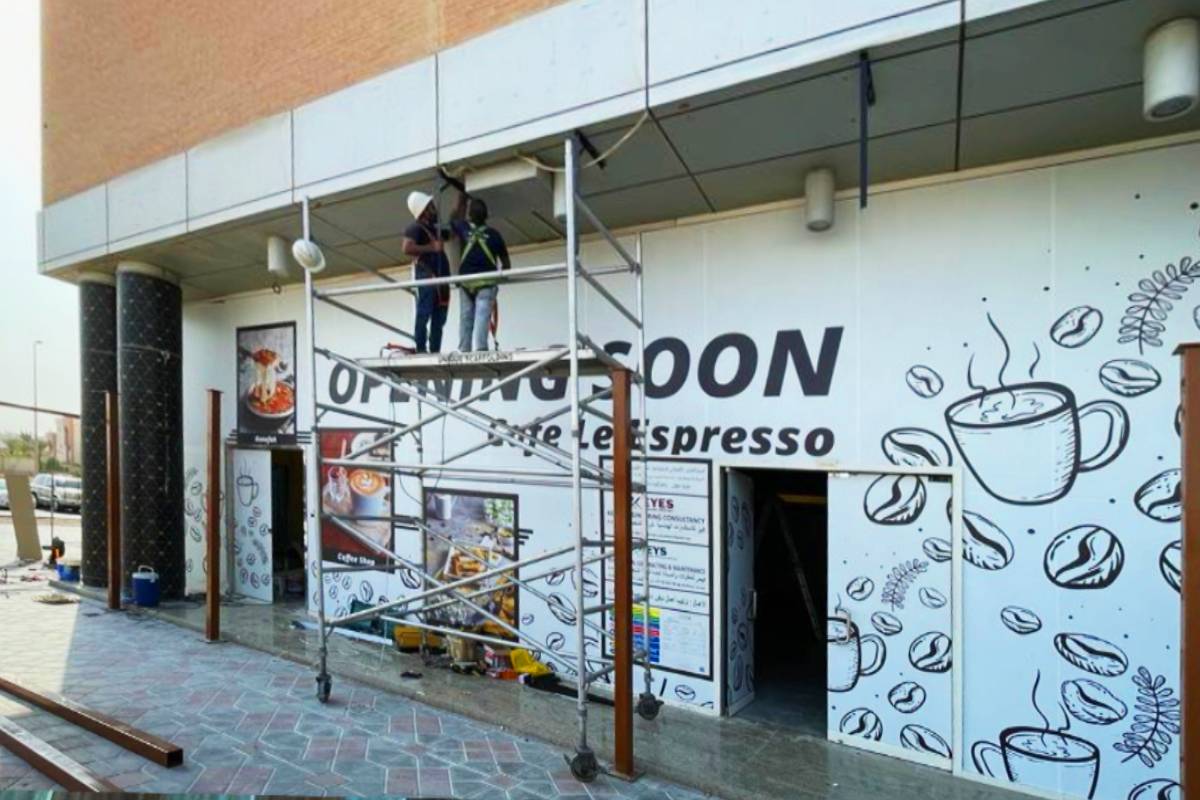 Opaque Shopfront Graphics