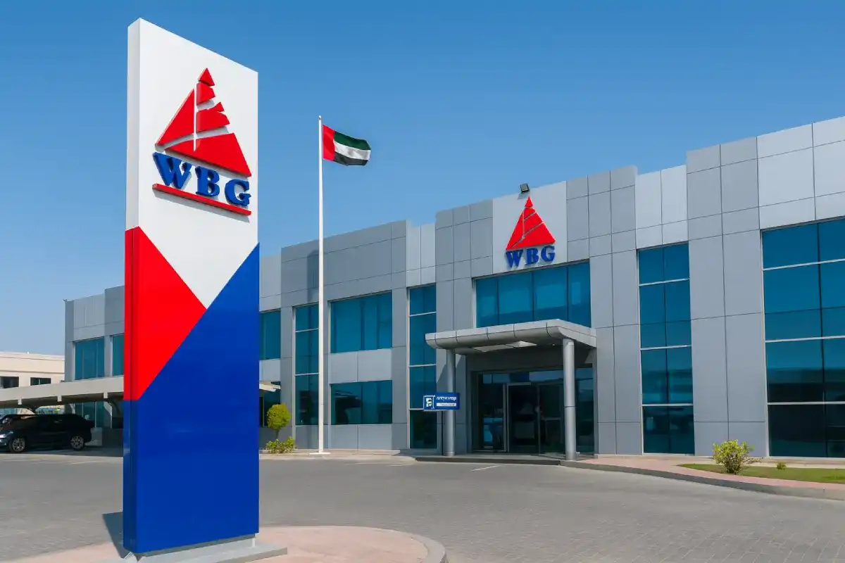 Outdoor Signage Solution including Pylon Sign and building top sign for WBG in MSF M39