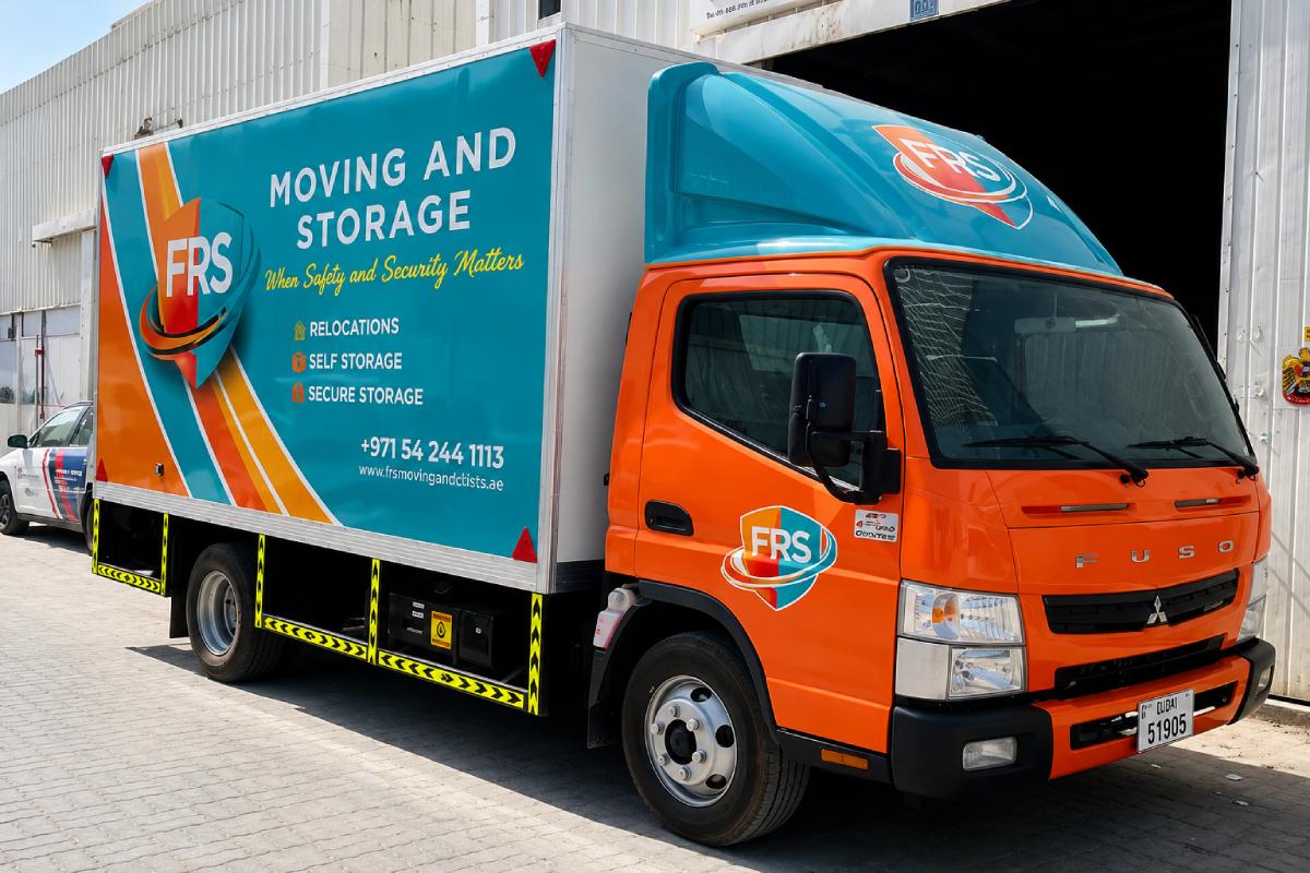 Box truck full branding in Abu Dhabi