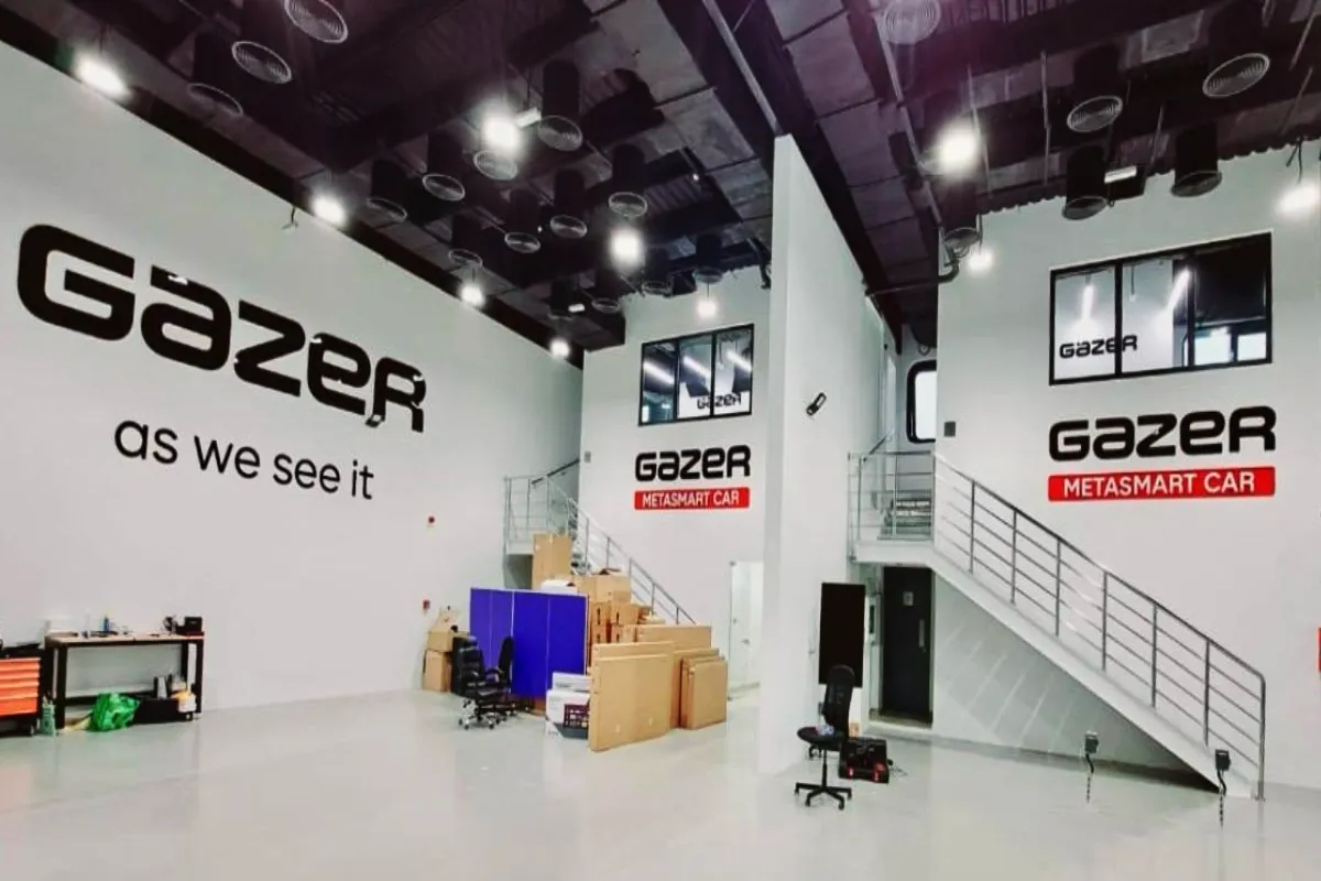 Flat cut Acrylic Cutout Signs installation for Gezar in Yas Island Abu Dhabi