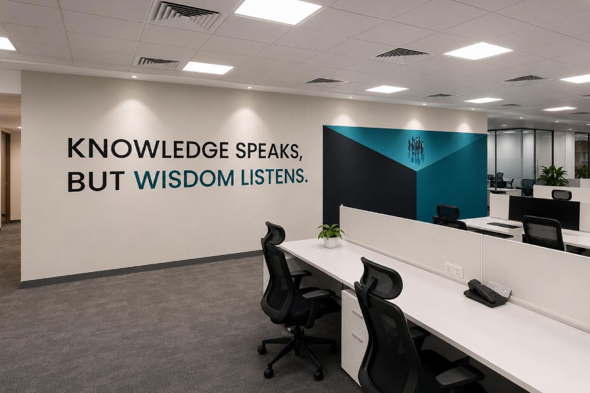 Wall Branding Stickers for office interiors 
